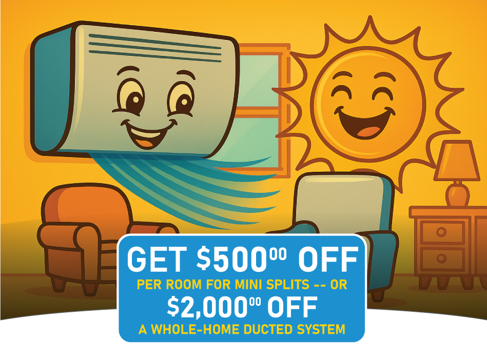 Savings on energy efficient air source heat pumps - limited time offers available in Greater Boston